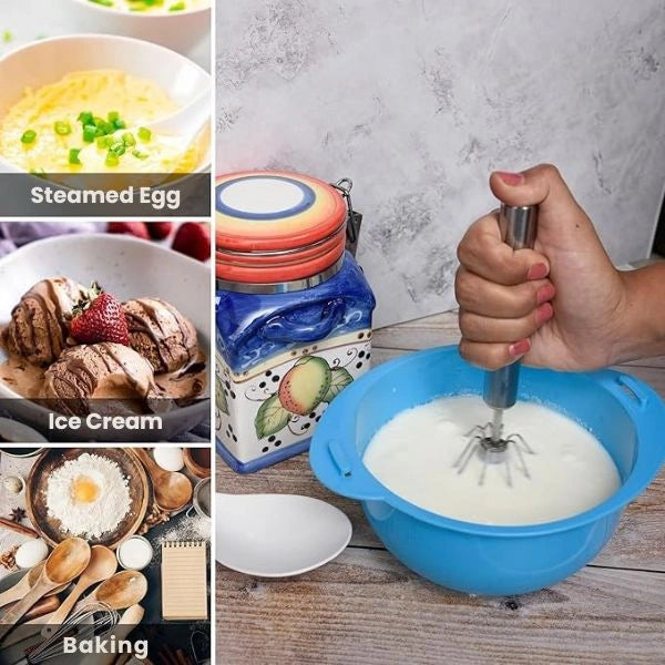 BlendPro™ – Press & Whisk | No Electricity | Everyday Kitchen Essential