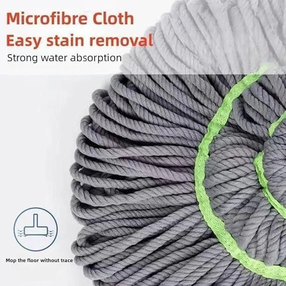 TwistWipe™ – Self-Wringing Floor Mop | 2-in-1 Scrub & Mop Head | Less Effort, More Sparkle