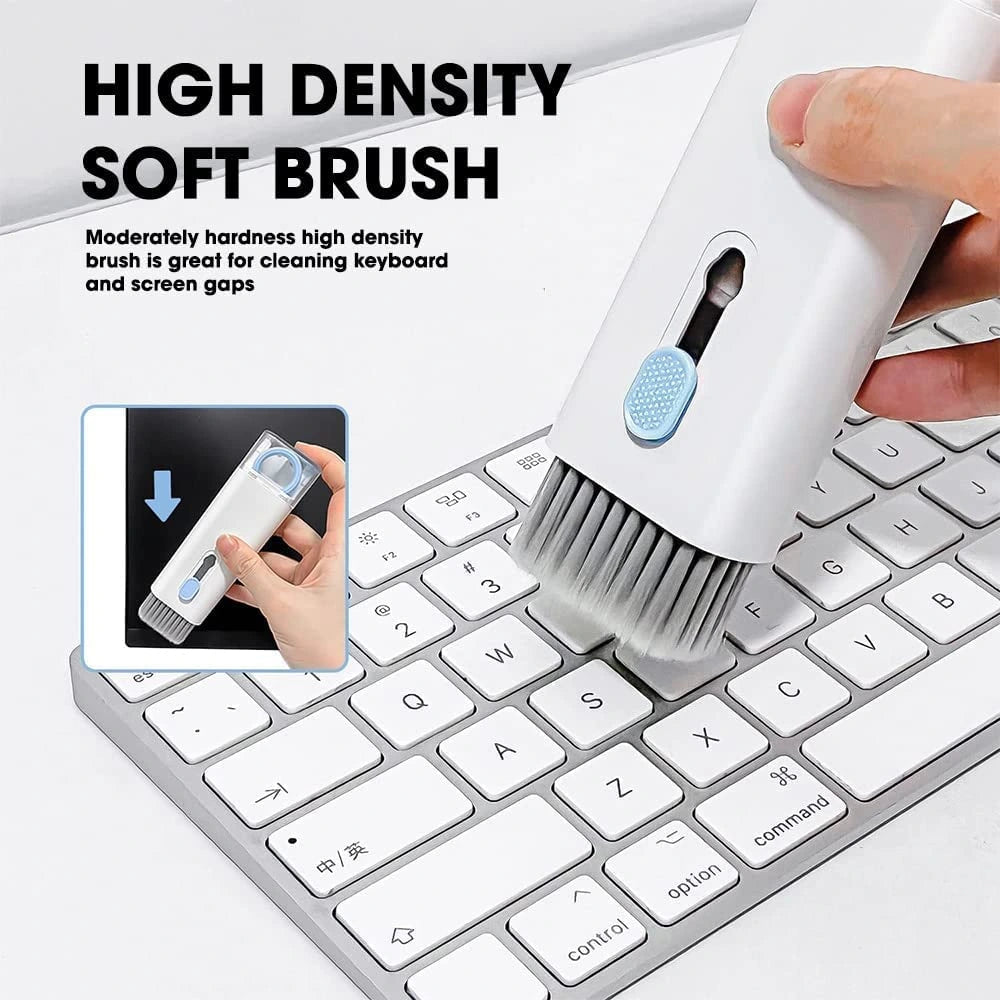 CleanCraft™ – Cleaning Kit | 7-in-1 Multifunctional Tools | For Keyboards, Gadgets & More