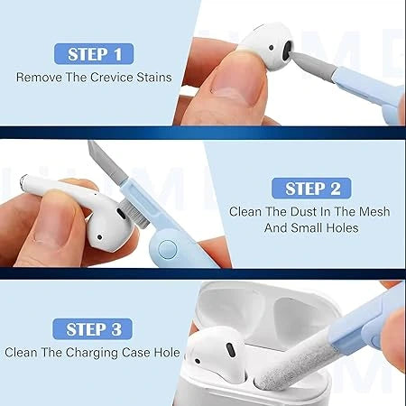 CleanCraft™ – Cleaning Kit | 7-in-1 Multifunctional Tools | For Keyboards, Gadgets & More