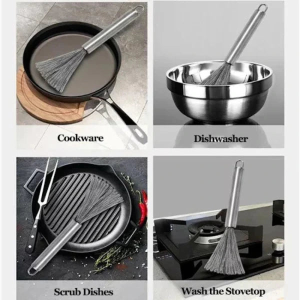 ScrubMaster™ – Stainless Steel Bristles | Tough on Grease | Comfortable Grip
