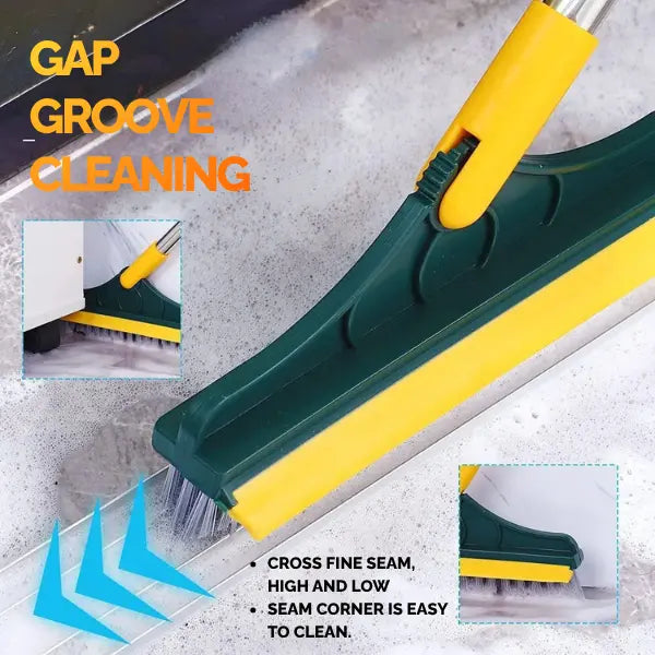 CleanEdge – 2-in-1 Scrubbing Brush | Corner Wiper | Flexible Head