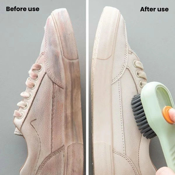 PressClean™ – Built-In Liquid Brush | Multi-Surface Use | Soft Bristles