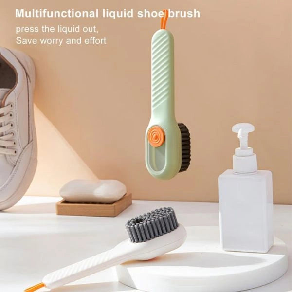 PressClean™ – Built-In Liquid Brush | Multi-Surface Use | Soft Bristles