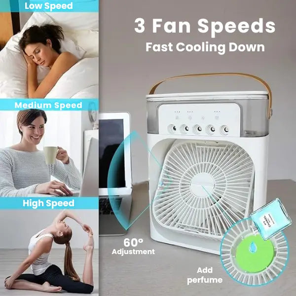 BreezePure™ – Cool Air, Clean Living | 2-in-1 Purifier & Fan | Breathe Easy Anywhere