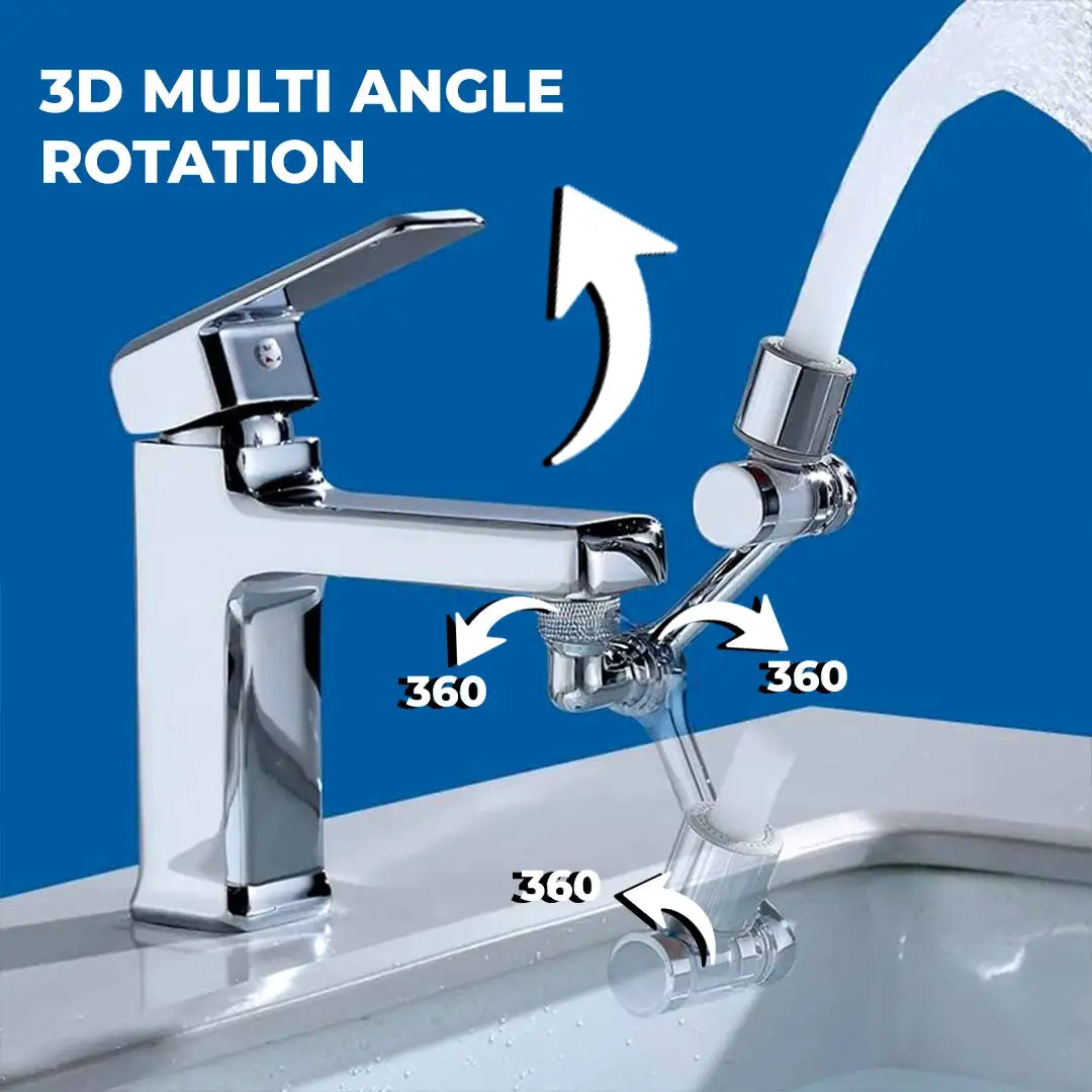 Rotating Faucet/Tap Extender | Stainless Steel | 1180° rotation