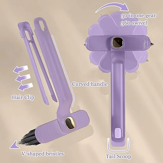 FlexScrub™ – Multi-Function Cleaning Brush | Hard-Bristle Power | Deep Tile & Grout Cleaning