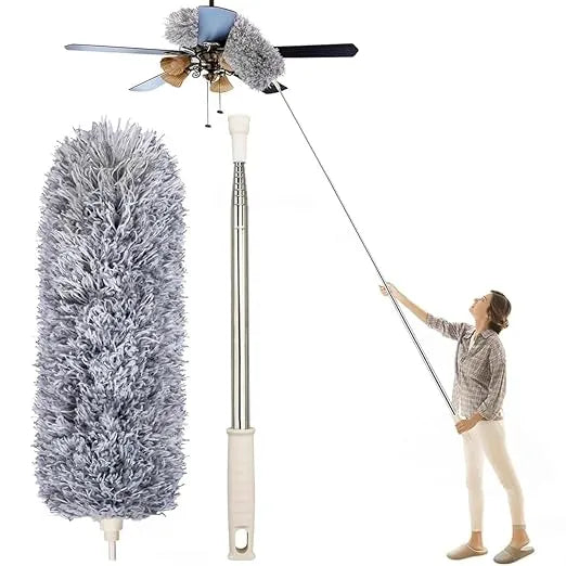 SwiftClean™ – Extendable Mop | 360° Spin Head | The Effortless Cleaning Wand