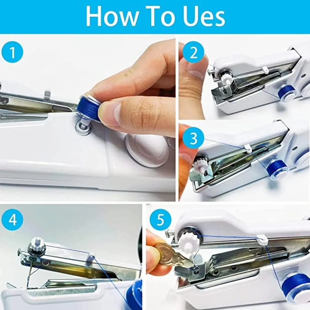 Strapless Stitching Machine StitchMate™ - Handheld Stitching Machine | Lightweight, Easy-Grip | Fi ...