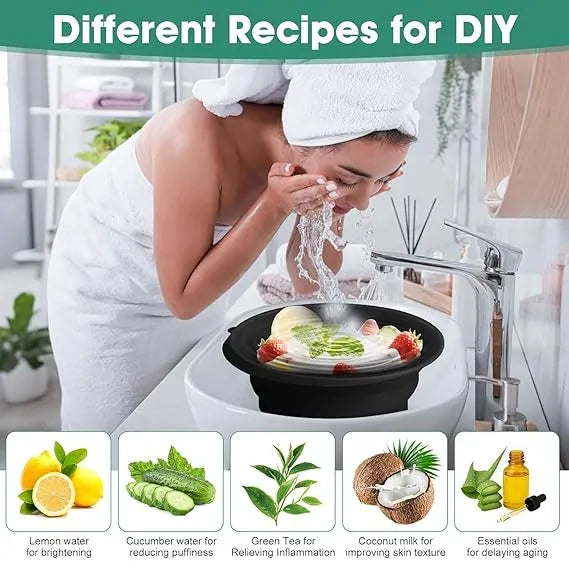 FaceFreeze™ - Ice Facial Bowl | Built-In Tray | Smooth, Firm & Glow