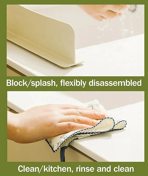 SplashShield™ – Sink Splash Guard | Flexible Silicone | Keeps Counters Dry & Clean