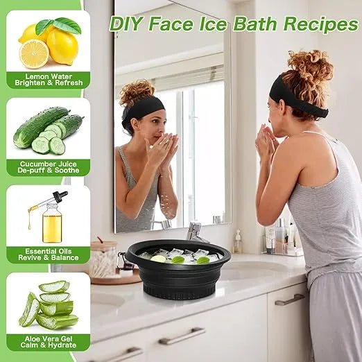 FaceFreeze™ - Ice Facial Bowl | Built-In Tray | Smooth, Firm & Glow