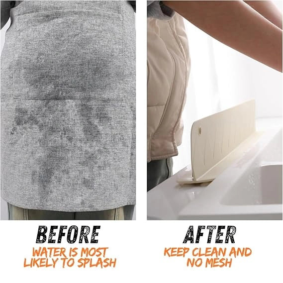 SplashShield™ – Sink Splash Guard | Flexible Silicone | Keeps Counters Dry & Clean