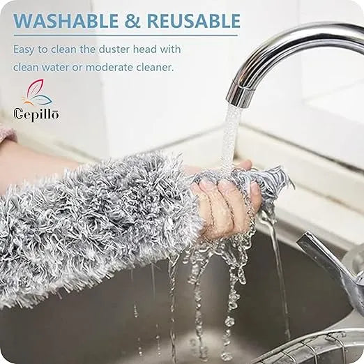 SwiftClean™ – Extendable Mop | 360° Spin Head | The Effortless Cleaning Wand