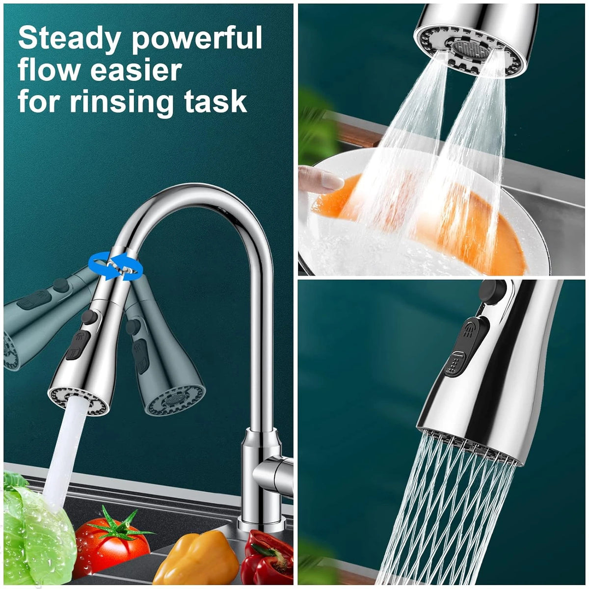 Extendable Taps Rods TapTwist™ – Flexible Tap Extension | Rotate, Rinse & Save Water | Easy ...