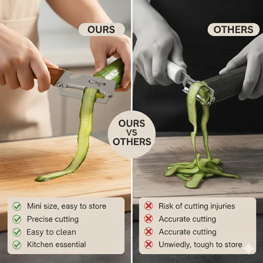 PurePeeler™ – Stainless Peeler | High-Grade Durability | Clean, Precision Peeling + Bottle Opener