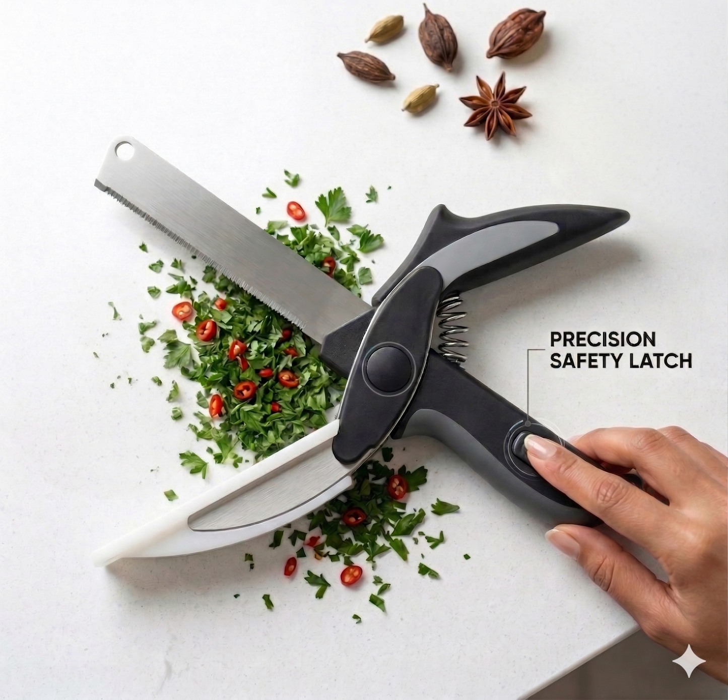CleverCutter™ – Stainless Chopper |  Easy Pull Mechanism | Fast Effortless Chopping