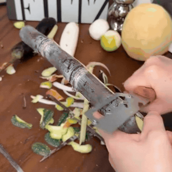 PurePeeler™ – Stainless Peeler | High-Grade Durability | Clean, Precision Peeling + Bottle Opener