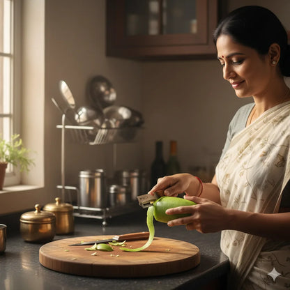 PurePeeler™ – Stainless Peeler | High-Grade Durability | Clean, Precision Peeling + Bottle Opener