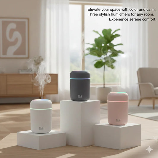 MiniMist Humidifier™–  Smart Humidifier | Mist + Ambient Light |  Daily Freshness