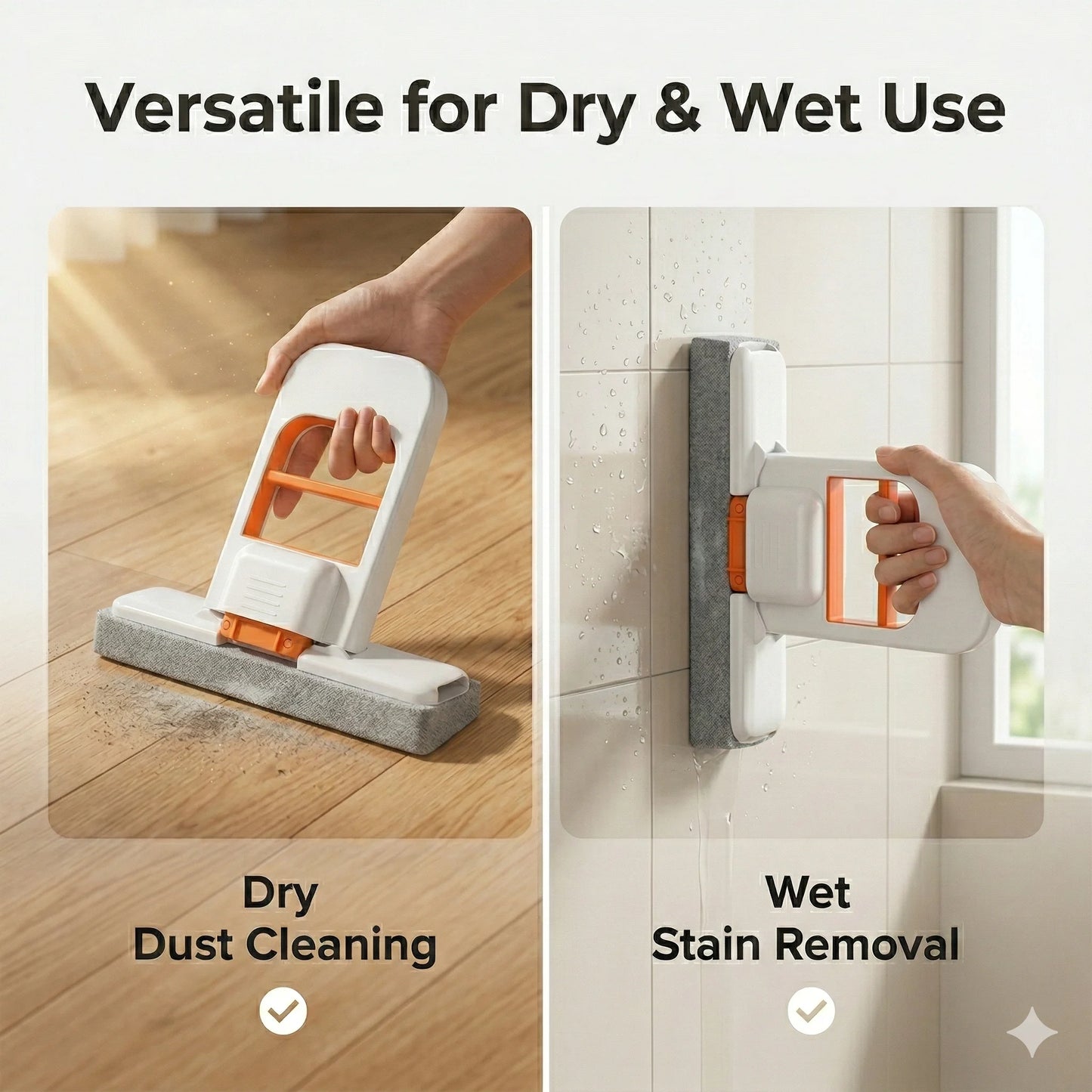 QuickShine™ – Folding Mop | Easy Press Drain | Effortless Daily Cleaning