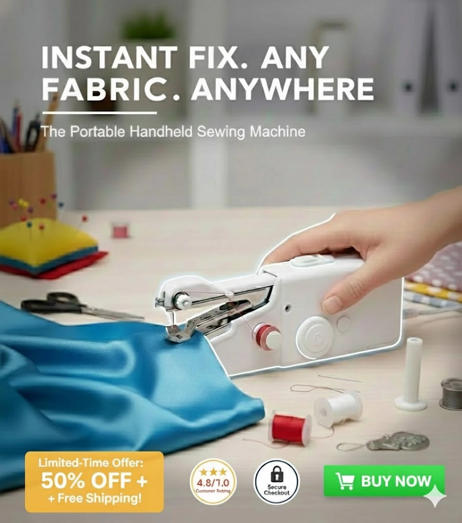 StitchMate™ - Handheld Stitching Machine | Lightweight, Easy-Grip | Fi ...