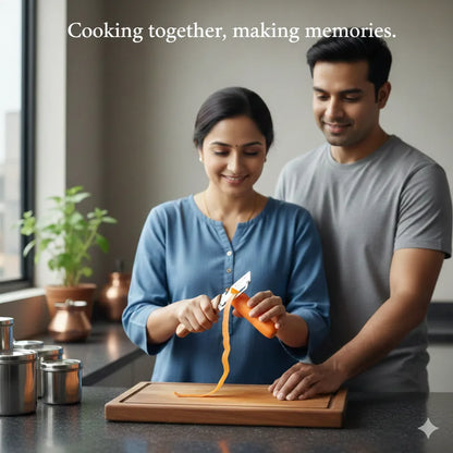 PurePeeler™ – Stainless Peeler | High-Grade Durability | Clean, Precision Peeling + Bottle Opener