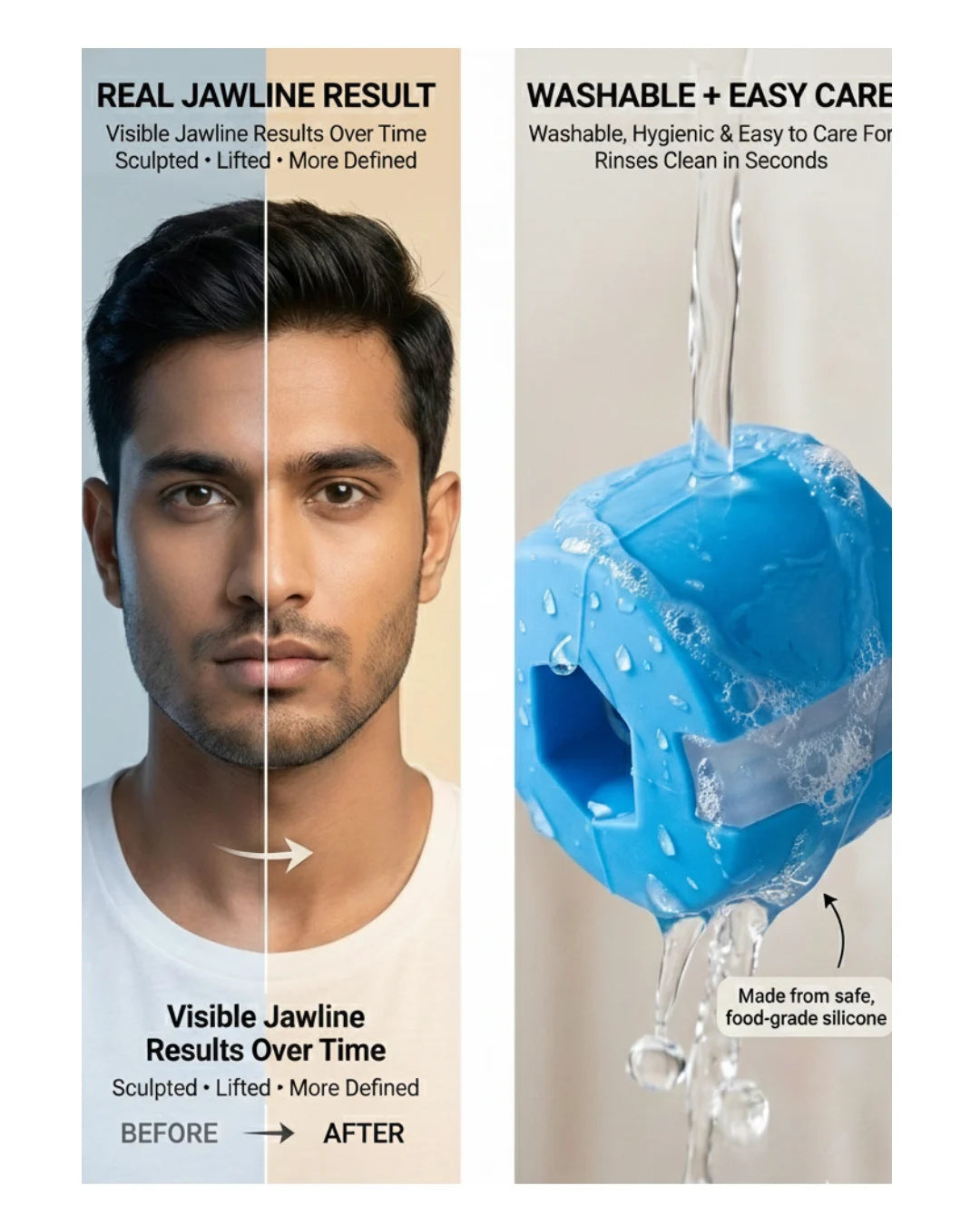 SharpJaw™-  Jaw Shaper & Facial Toner  | Sculpt, Shape & Lift | Compact Jaw Exerciser